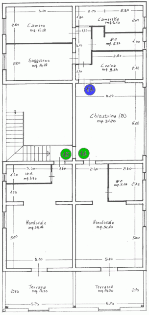 Grundriss Monol.(Nr.15 u.16) Grundriss Monol.(Nr.15 u.16)