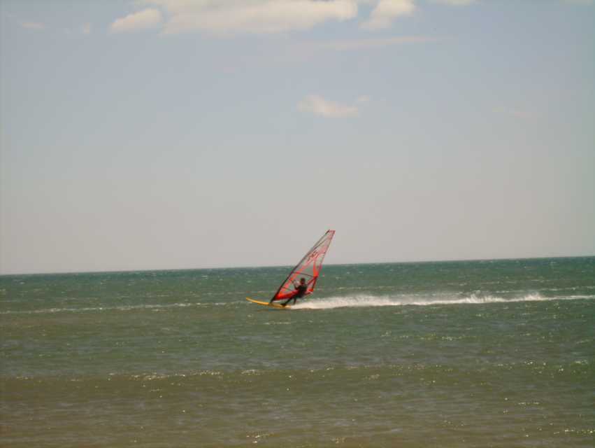 Speedsurfen am Hausstrand Speedsurfen am Hausstrand