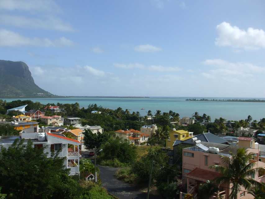 Blick zum Surfspot Le Morne Blick zum Surfspot Le Morne