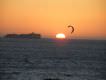 View from balcony-sunset surf
