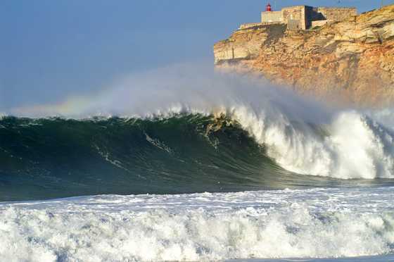 Der Atlantik in Nazare Der Atlantik in Nazare
